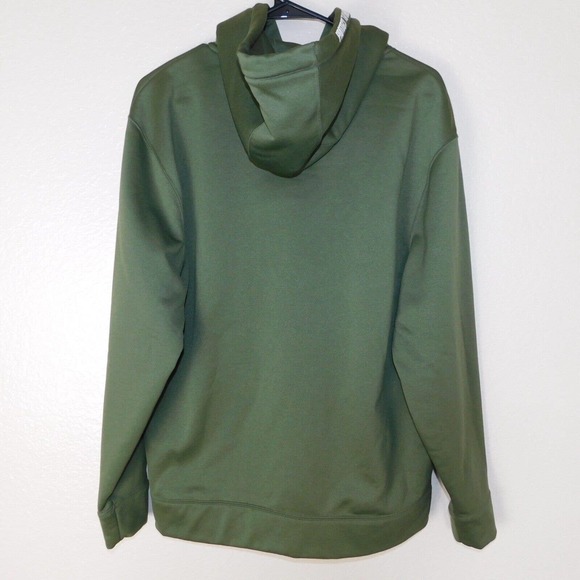 Under Armour Sweatshirt Adult S Hoodie Olive Green USA Protect This House Logo - Picture 4 of 7